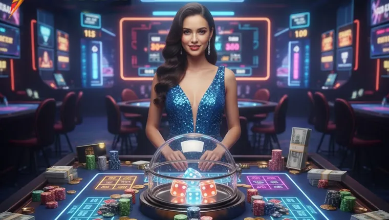A guide for new players at 9ph Casino, featuring slot machines and card games.